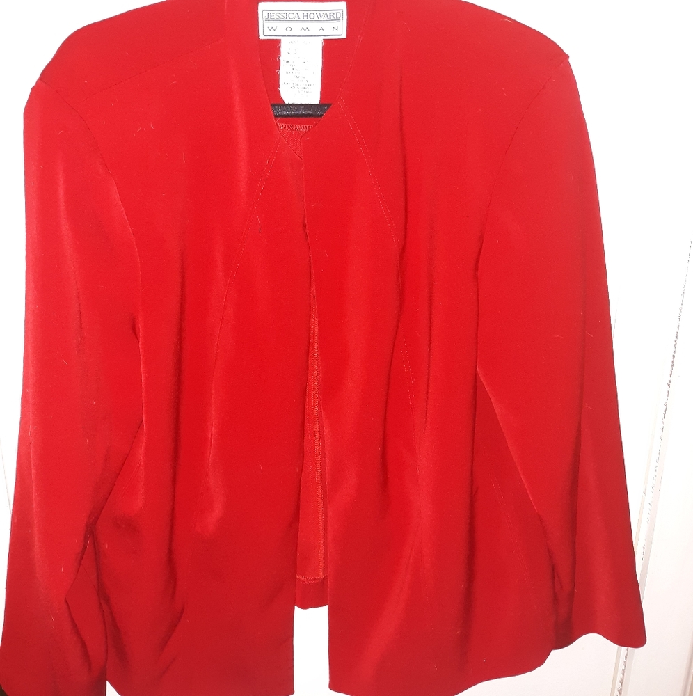 Red Blazer Jacket